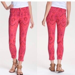 Joe's Jeans Red-Multi 5-Pocket Skinny Jeans